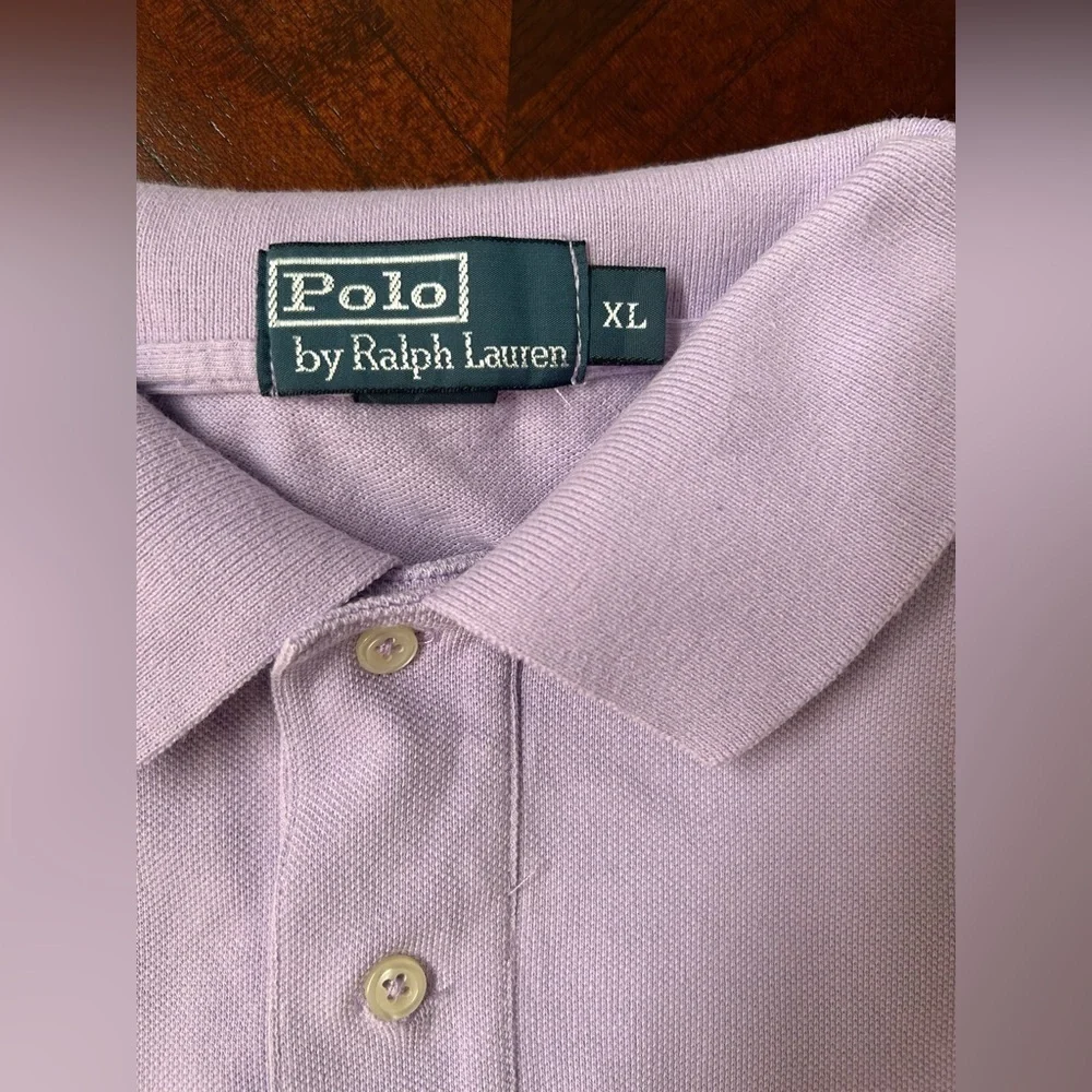 Ralph Lauren Men's Lavender Polo Shirt